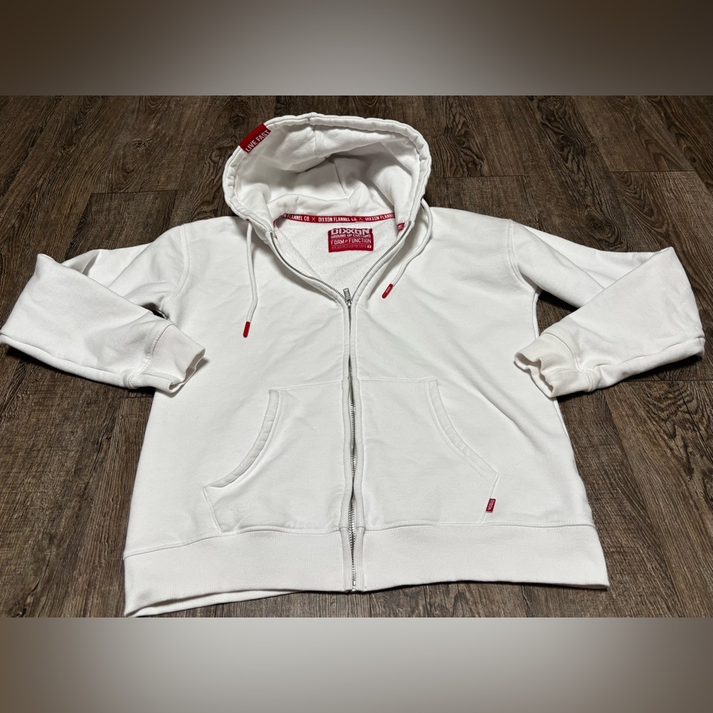 DIXXON Flannel Co. Ground Up Customs Men’s Zip-Up Hoodie Sweatshirt
